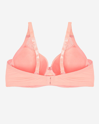 Rožinė paminkštinta liemenėlė – apatinis trikotažas