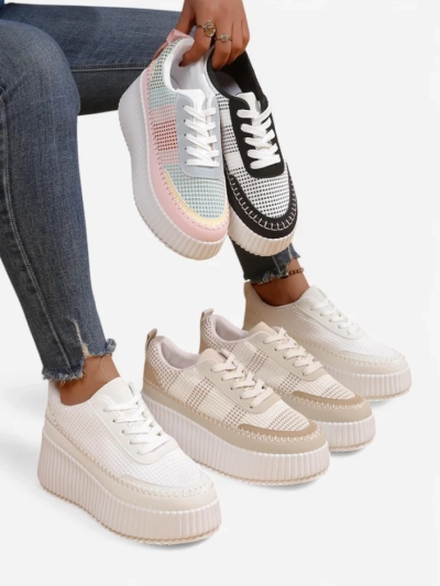 Royalfashion Женские платформенные кроссовки Siserra