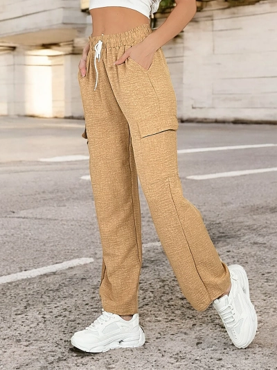 Royalfashion Женские широкие брюки с карманами