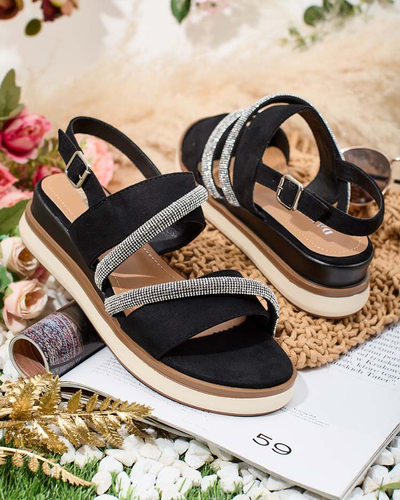 "Royalfashion" Moteriški žemakulniai sandalai "Obissa"