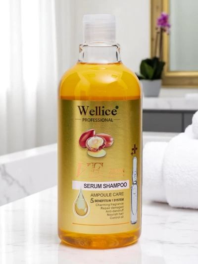 Профессиональный шампунь для волос с аргановым маслом — Интенсивное увлажнение и разглаживание волос 5-в-1