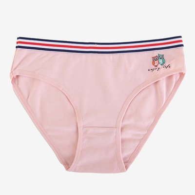 Светло-розовые женские трусы