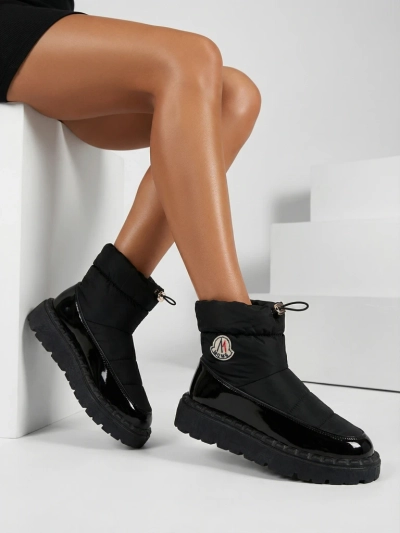 Royalfashion Женские сапоги-слипы черного цвета Ireda