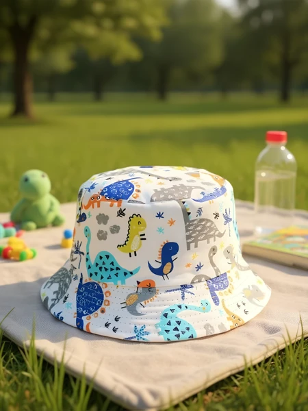 Royalfashion Vaikiška panamos kepurė „Color Splash Bucket“