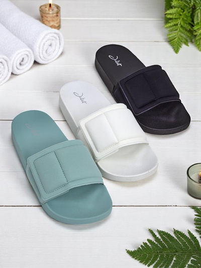 Royalfashion Damskie klapki FlexiWalk – płaska podeszwa, full luzu!