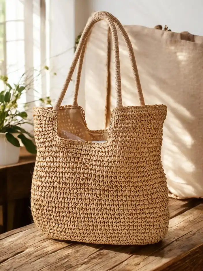 Royalfashion Большая соломенная сумка для женщин