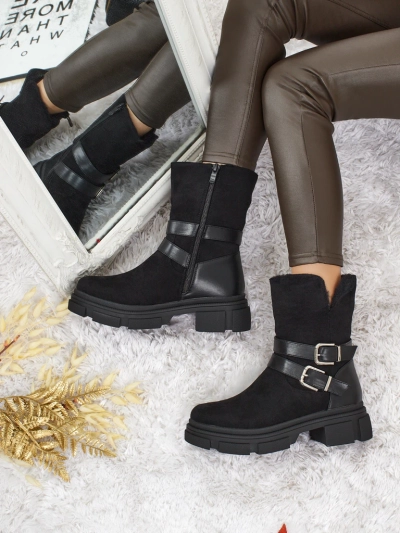 Aukštesni moteriški eko zomšiniai aulinukai Callire