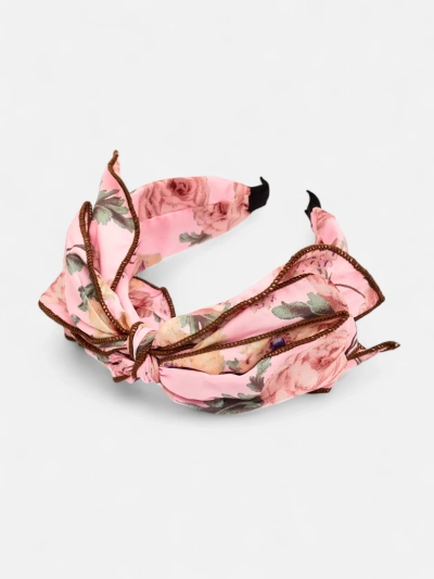 Royalfashion Повязка на голову с бантом в цветы
