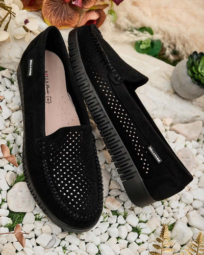 Royalfashion Женские ажурные мокасины Nafis