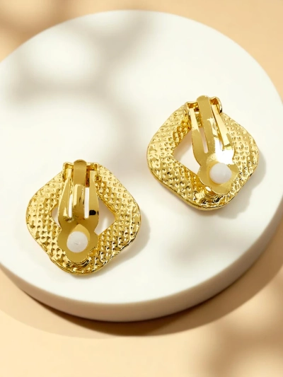 Royalfashion Женские серьги-клипсы с жемчугом Aurelia Perla