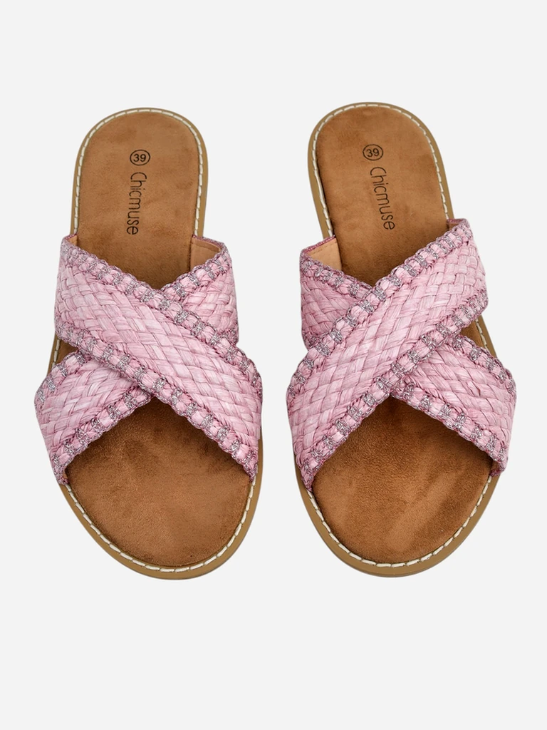 Royalfashion Moteriški sandalai su pintomis dirželiu Bornes