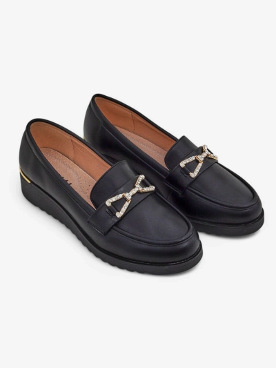 Royalfashion moteriški mokasinai ant žemo kulno Leffo