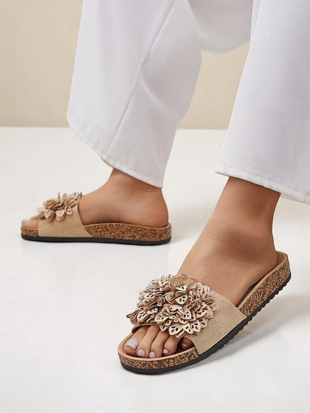 Royalfashion moteriškos sandalės su gėlėmis Occes