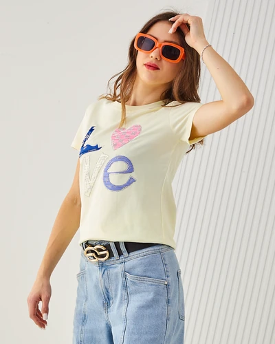 Royalfashion moteriška medvilninė bliaudinė