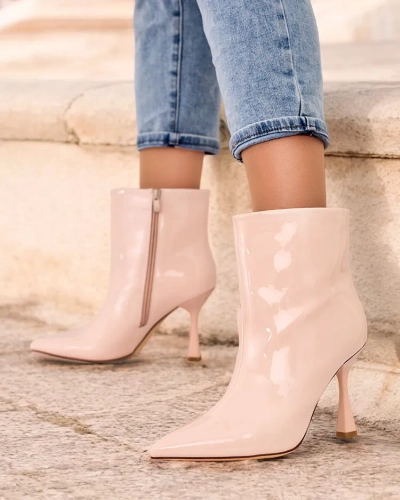 "Royalfashion Loori" lakuoti moteriški bateliai stiletto kulnu