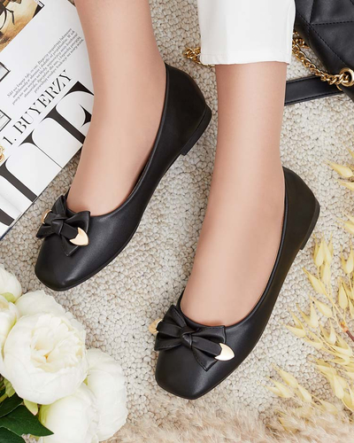 Royalfashion Женские балерины с бантом Fittco