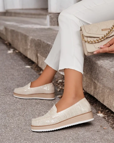 "Royalfashion" Ažūriniai moteriški mokasinai Moell