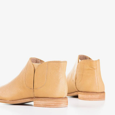 Klasyczne sztyblety w kolorze jasnobrązowym Blokuma - Obuwie