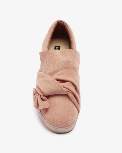 Розовые женские кроссовки из эко-замши Bliwix - Обувь