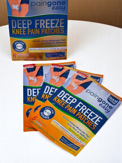 Aušinančios skausmą malšinančios pleistrai keliams (6 vnt.)