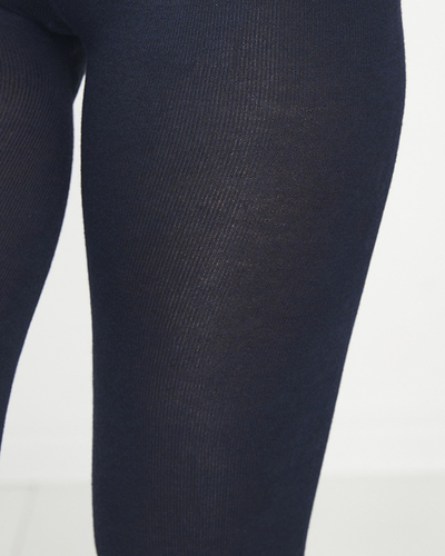 Колготки женские зимние темно-синие - Нижнее белье