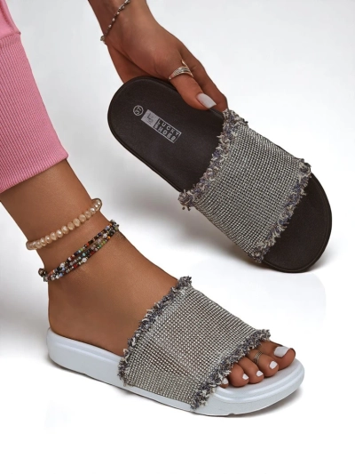 Royalfashion Женские шлепанцы на плоской подошве SparkleWalk