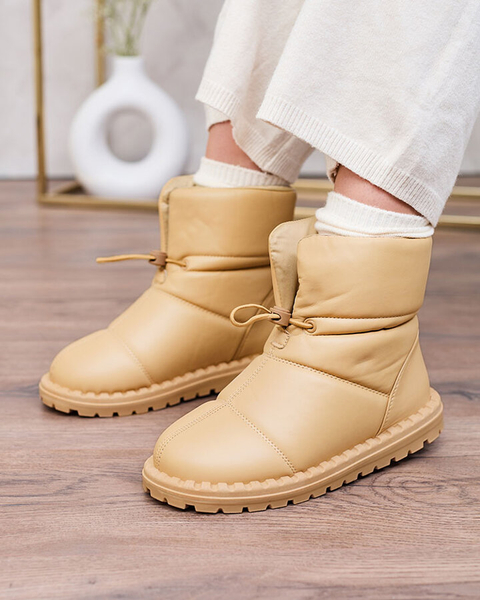 Royalfashion Moteriški rudos spalvos sniego batai Nevonsisia