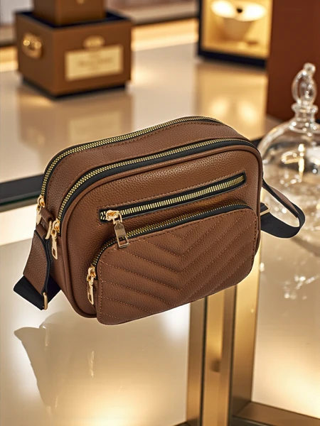 Maža moteriška rankinė iš eko odos „Lunar Elegance“