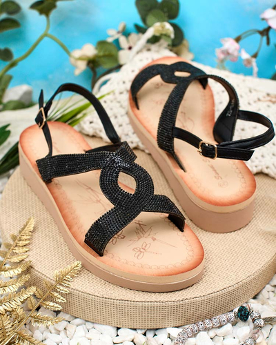 "Royalfashion" moteriški sandalai "Elova Zirconia"