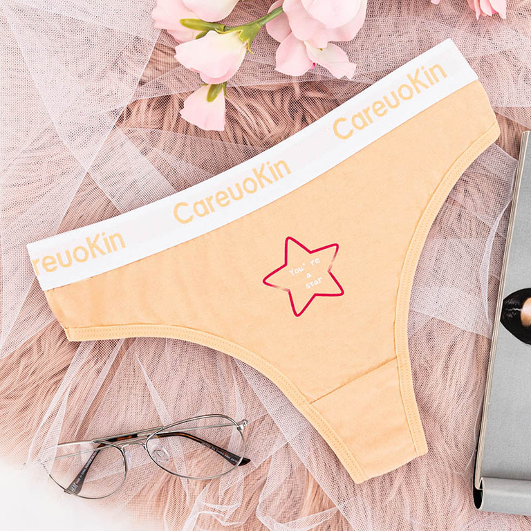 Moteriškos smėlio spalvos nėriniuotos juostos - Apatiniai