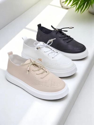 Royalfashion Женские перфорированные спортивные туфли с шнуровкой Vaned