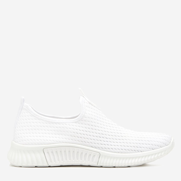 Banila moteriški balti užsegami sportbačiai - Avalynė