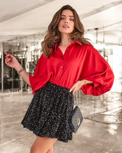 Короткая юбка от Royalfashion с пайетками