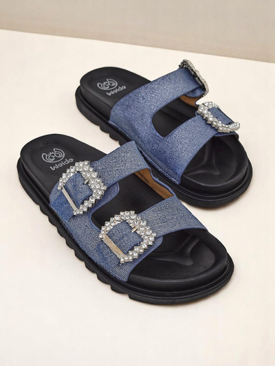 Royalfashion moteriškos šlepetės su sagtelėmis Mrs Aurora
