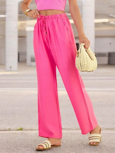 Royalfashion Женские широкие брюки из ткани