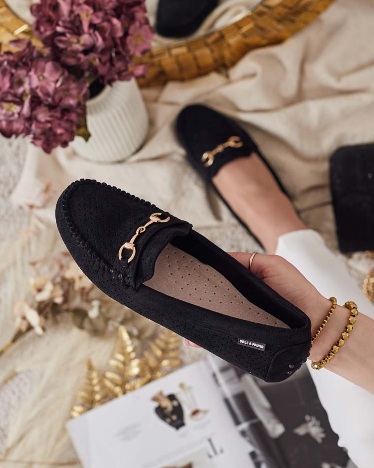 Royalfashion Moteriški ažūriniai mokasinai Mill