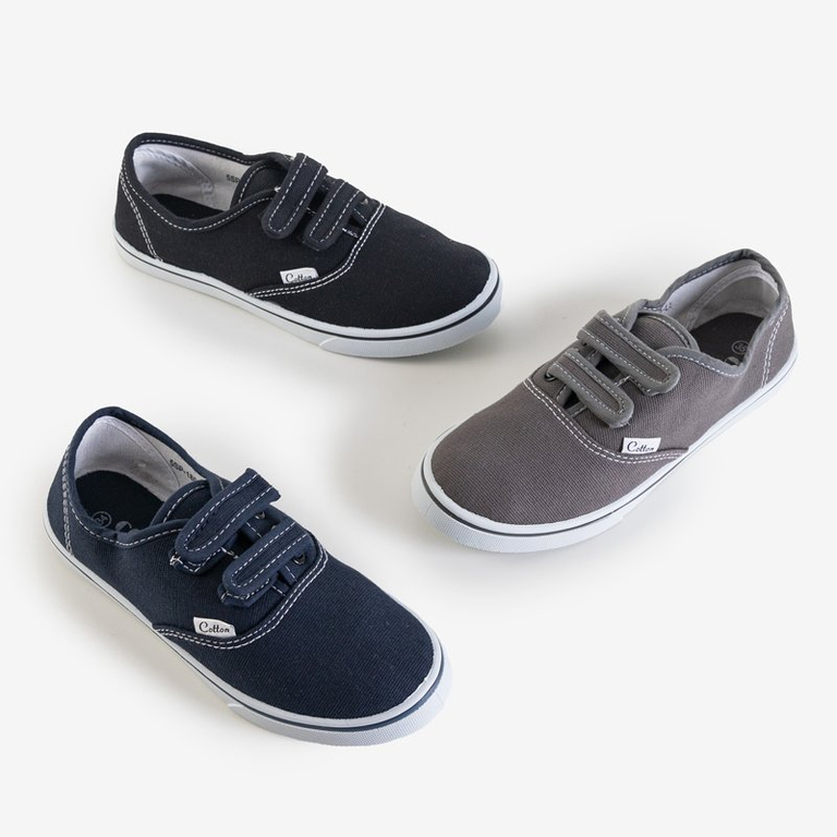 Темно-серые детские кеды Almir