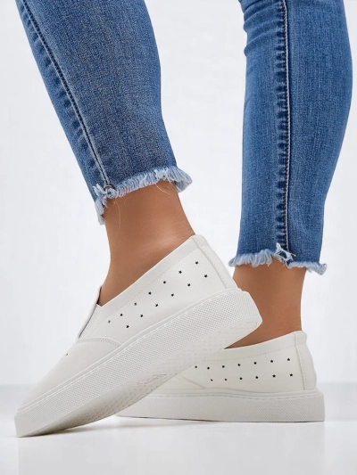 Royalfashion Женские перфорированные туфли без задника Emayla