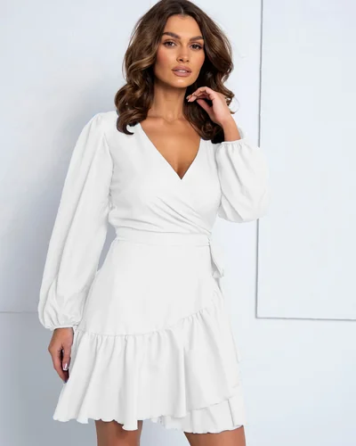 Royalfashion Moteriškas mini sijonas su raukiniais