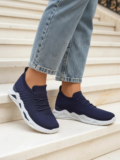 Royalfashion Materiałowe sneakersy damskie Kaenno