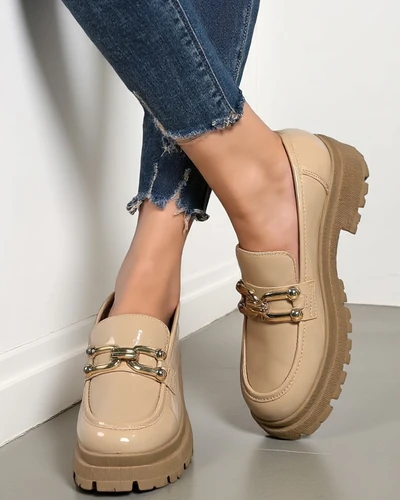 Royalfashion Moteriški lakinės odos loaferiai Arieda