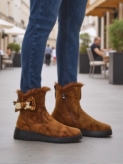 Royalfashion moterų sniego batai su juostele Kiebbi