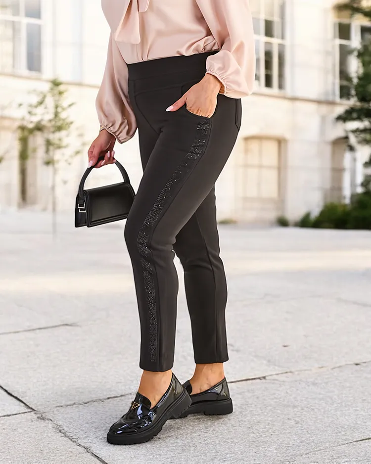 Royalfashion Теплые женские теггинсы ПЛЮС РАЗМЕР