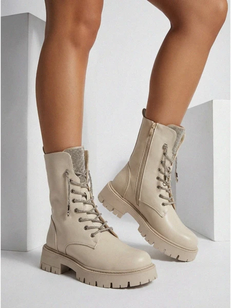 Eko odos moteriški aulinukai suvarstomi raišteliais Farly