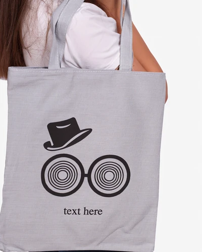 Royalfashion audinio krepšys su spauda