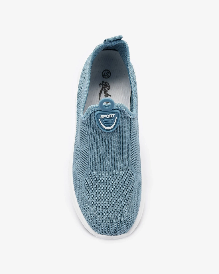 Mėlyni moteriški medžiaginiai sportiniai bateliai Regika - Avalynė