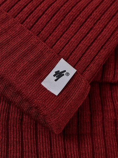 Зимний универсальный набор Royalfashion - шапка-бини с воротником-шарфом