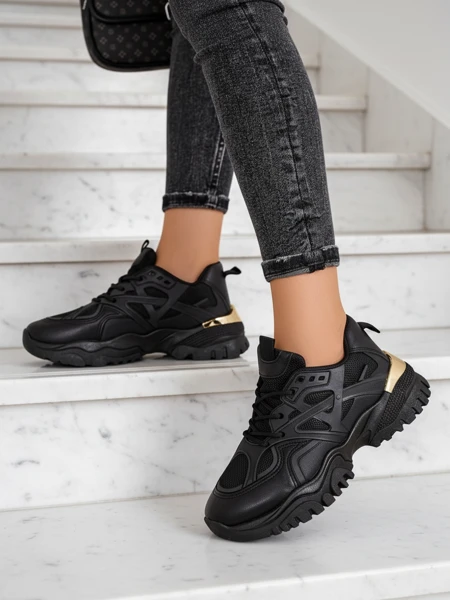 Stilosa Luma Черные Женские Кроссовки из Экологической Кожи