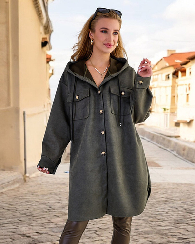 Royalfashion Женское пальто-рубашка