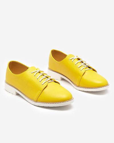 Geltoni moteriški batai Uwem- Avalynė